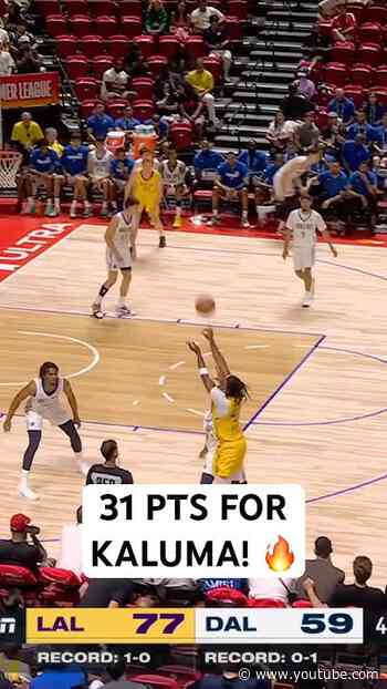 Kaluma knocks down back to back threes!