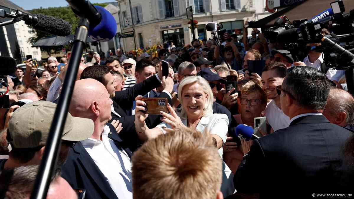 Le Pen im Wahlkampf: Weitermachen, als wäre sie freigesprochen worden