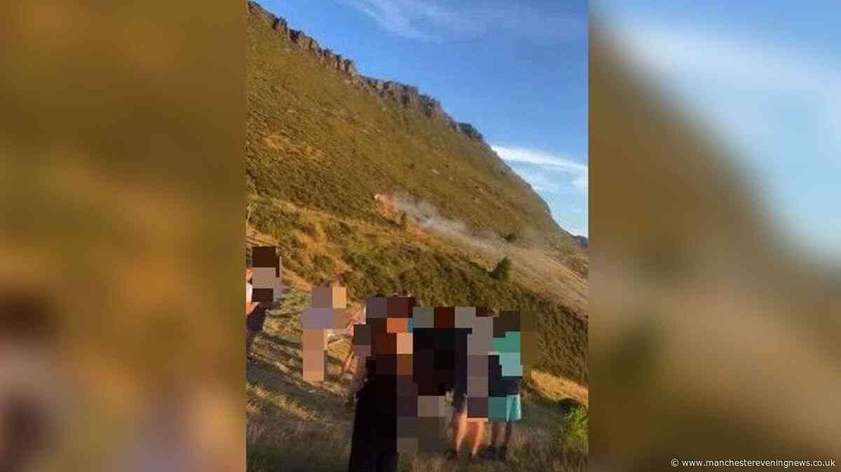 'Idiots' slammed after fireworks set off before devastating fire tears through Dovestone Reservoir