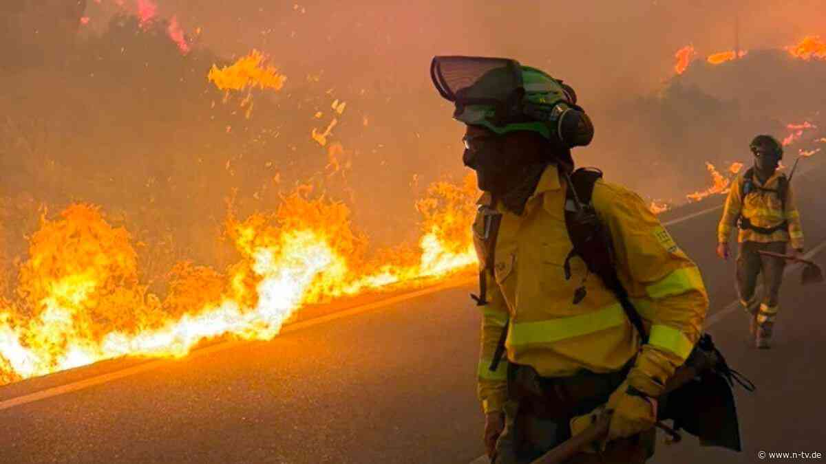 Erste Evakuierte kehren zurück : Tödlicher Waldbrand in Südspanien weitgehend unter Kontrolle