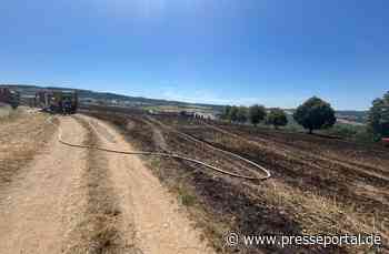 POL-PDTR: Größerer Flächenbrand in Lückenburg/Burtscheid