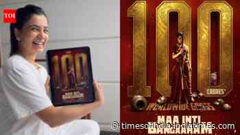 Samantha reacts to 'Maa Inti Bangaaram's Rs 100 Cr