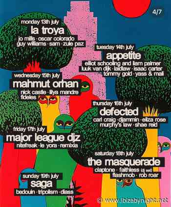 Chinois Ibiza: the weekly program (July 13-19, 2026)!