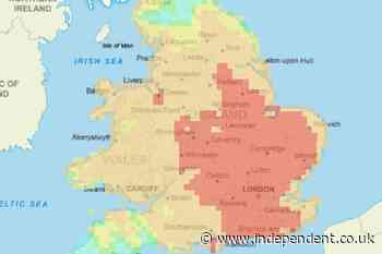 UK wildfire map: Areas most at risk as heatwave sparks ‘exceptional’ threat