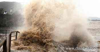 Typhoon Bavi weakens but still lashes China with strong winds, rain