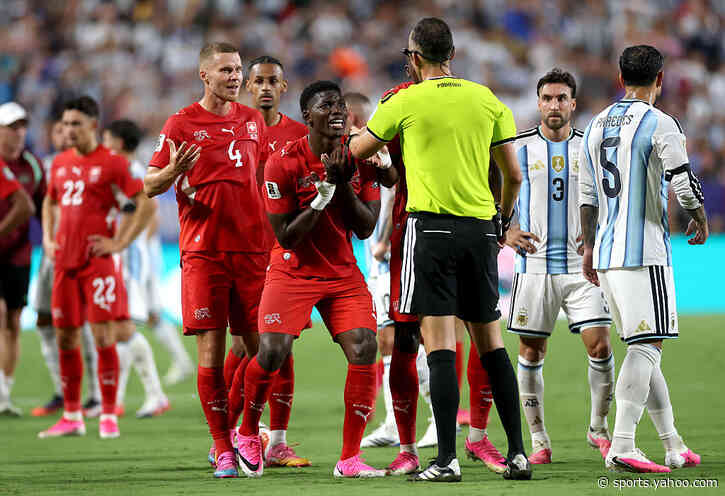🟥 Embolo row: Argentina aided or dive? Replays divide social media 🤯