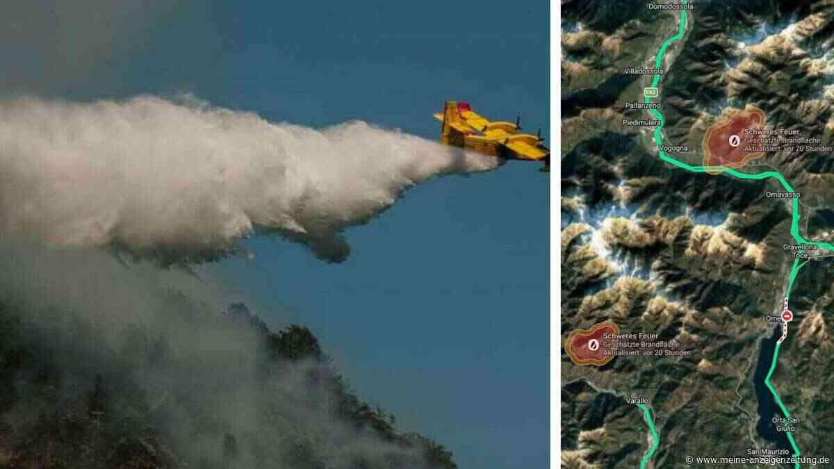 Flammen-Hölle in italienischer Urlaubsregion: Hunderte Hektar brennen – „Ökologische Katastrophe“