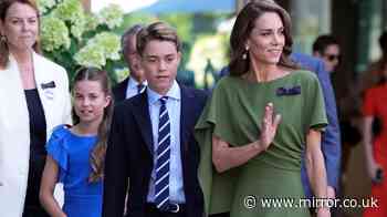 Royal Family live: William and Kate make surprise Wimbledon visit with Princess Charlotte and Prince George