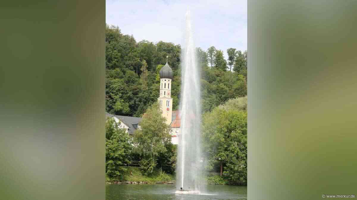 Mitten in der Loisach war sie das heimliche Wahrzeichen der Altstadt: Fontäne soll wieder sprudeln