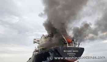 U.S. military says Strait of Hormuz open despite recent strikes on commercial ships