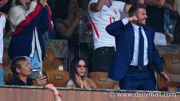 Victoria Beckham becomes an instant meme after failing to react as Jude Bellingham scores against Norway during England's World Cup clash