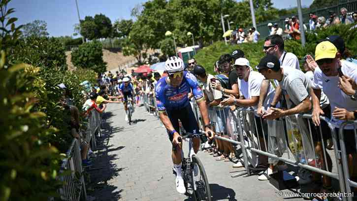 Mathieu van der Poel wint voor de derde keer etappe in Tour de France