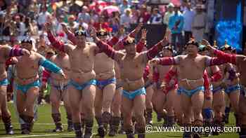 Wrestlers train for Mongolia's iconic Naadam festival