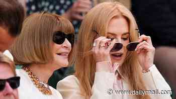 Hollywood descends on SW19: Jennifer Lopez makes a stylish arrival while chic Nicole Kidman joins Dame Anna Wintour and Sienna Miller in the Royal Box at Wimbledon for the men's singles final