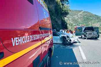Quatre blessés dont deux enfants dans un choc frontal entre deux voitures dans la vallée du Var, deux hélicoptères appelés en renfort