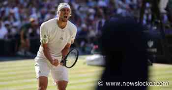 Zverev gaat tot het gaatje en pakt eerste set in finale Wimbledon, Sinner in problemen
