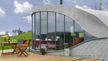 'Dragon's Eye' Welsh holiday cabin where guests can stargaze from the hot tub