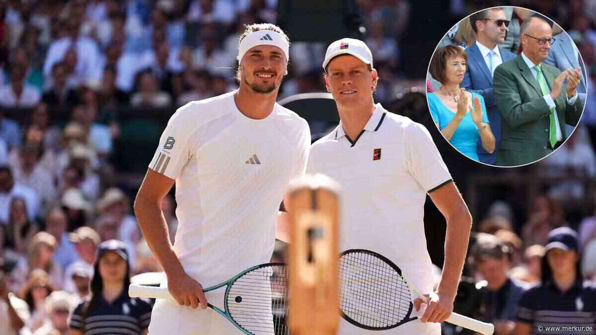 Kanzler Merz hält Zverev-Versprechen zum Wimbledon-Finale