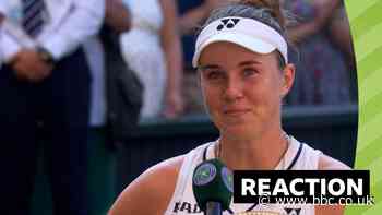 Tearful Noskova dedicates Wimbledon title to late mother