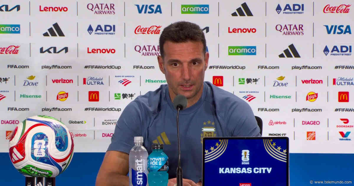 Scaloni tras el pase a Semifinal ante Inglaterra: "Es un partido de fútbol, no hay más que eso"