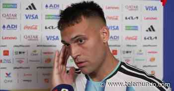 Lautaro Martínez: “Vamos con un equipo de mucha jerarquía”