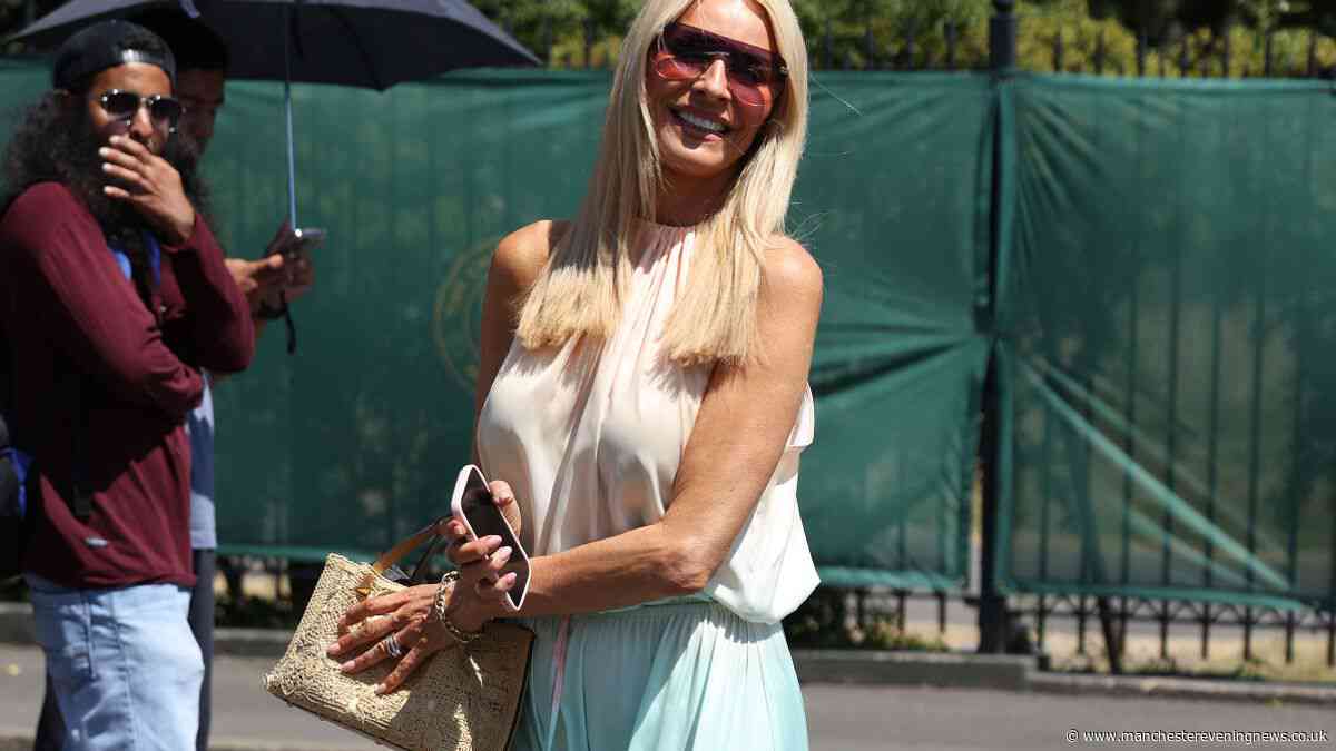 Tess Daly spotted with wedding ring at Wimbledon two months after Vernon Kay split