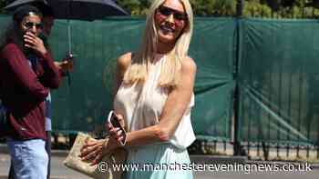 Tess Daly spotted with wedding ring at Wimbledon two months after Vernon Kay split