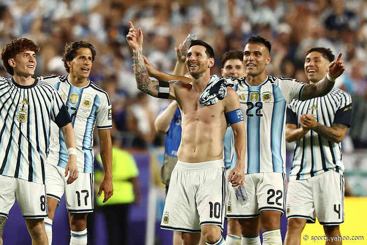🎥 She had to be there! How Argentina's gangster granny celebrates victory