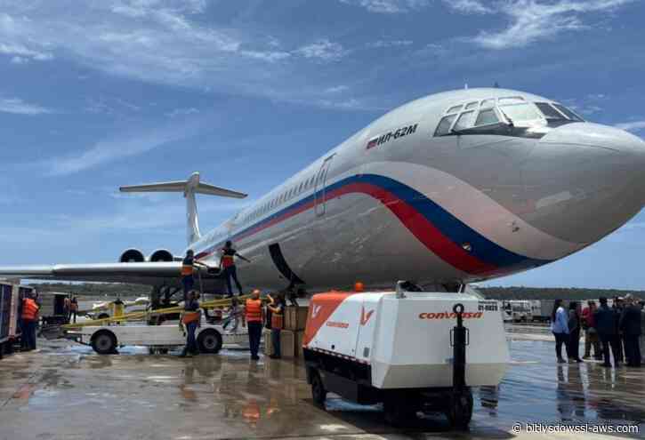 Un avión ruso llegó a Venezuela con 10 toneladas de ayuda humanitaria para afectados por los terremotos