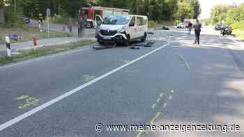 20-jähriger Motorradfahrer stirbt auf B20 in Oberbayern: Fotos von der Unfallstelle