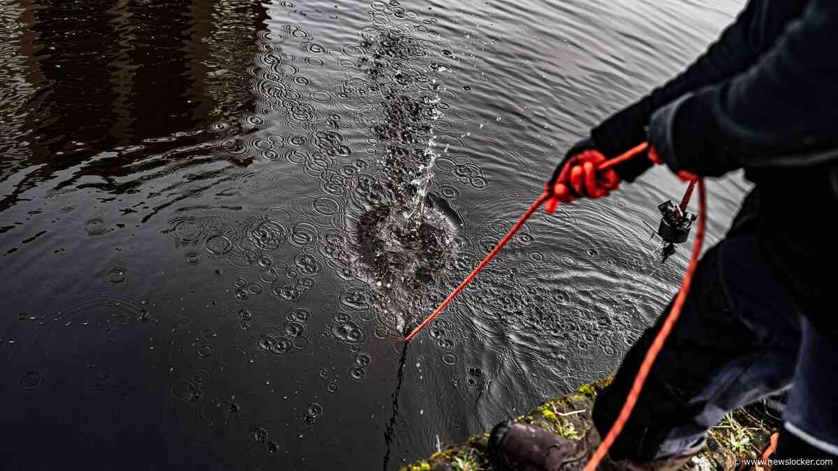 Magneetvisser vindt vermoedelijk explosief uit WOII in Den Bosch