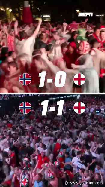 De Noorse fans stappen op de boot richting de halve finale, maar Engeland vaart een andere koers 🏆