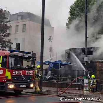 South London shop destroyed after fire rips through premises in early hours