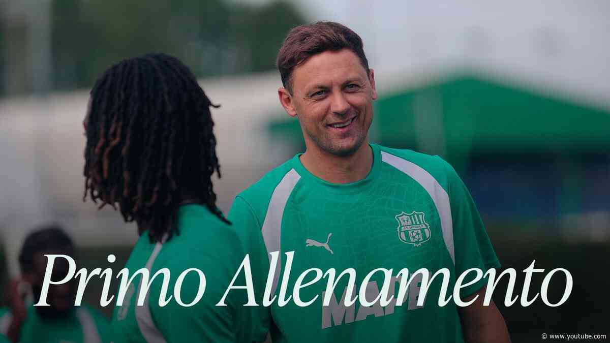 Il primo allenamento del Sassuolo di mister Alberto Aquilani