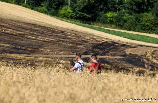 FW Überlingen: Flächenbrand / rund 2.000 Quadratmeter in Flammen / Feuer schnell gelöscht