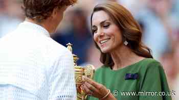 Royal Family live: Kate Middleton hands Wimbledon trophy to Sinner with William, George and Charlotte in crowd