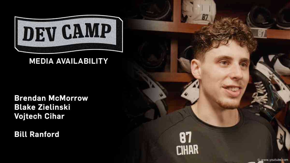 MEDIA: McMorrow, Zielinski, Čihař, and Bill Ranford | LA Kings Development Camp