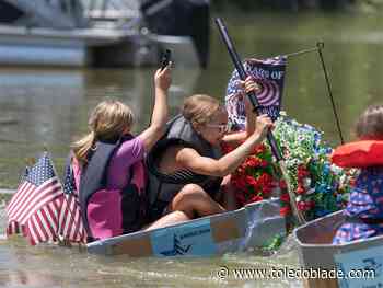 Cardboard crafts sink and swim during Grand Rapids’ Rally by the River
