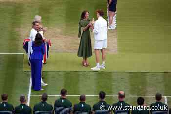 Kate presents Sinner with Wimbledon trophy at ‘most special tournament’ of year
