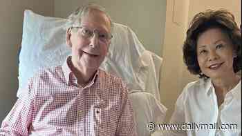 Mitch McConnell breaks four-week silence with first photo and update on his mystery hospitalization