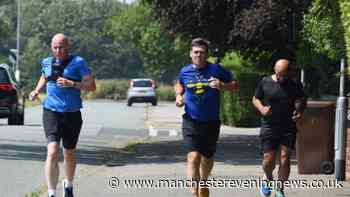 Andy Burnham escorted on run by Diplomatic Protection officers