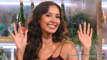 Maya Jama reveals her mad dash back to the UK as she goes from England's World Cup game in Miami straight to the airport to host Love Island's Aftersun