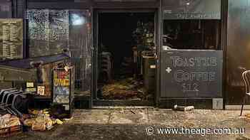 Essendon cafe gutted in suspicious blaze, days after drive-by shooting
