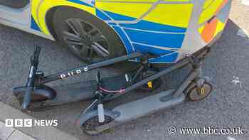 Police force seizes 450 e-scooters in a year