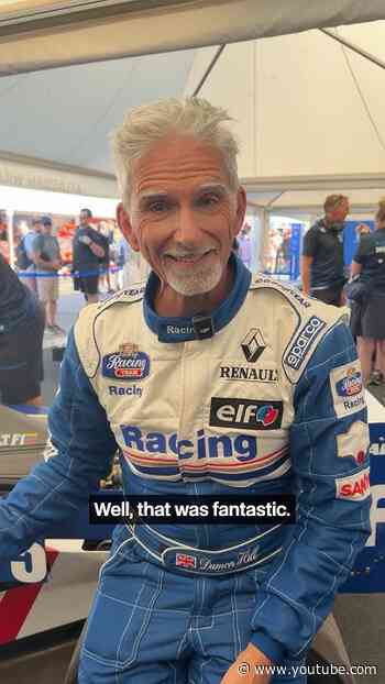 Back together again 🤝 Hear from Damon after his hill climb in the FW18 ⏩ #f1