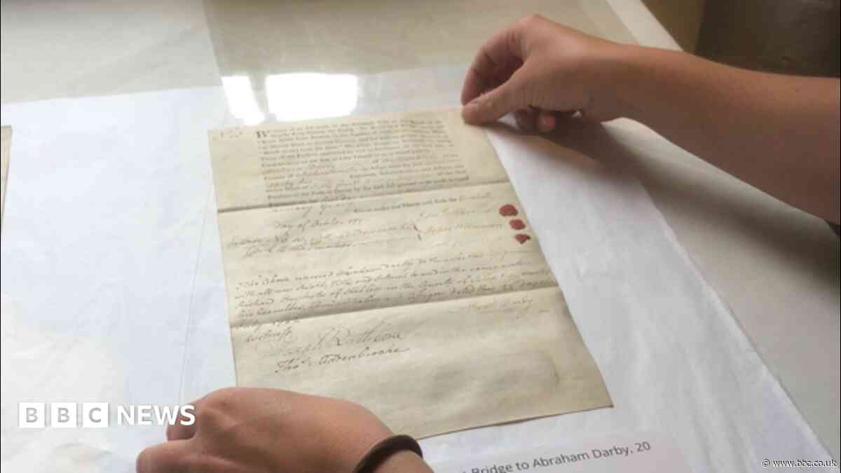 Historical iron bridge documents to go on display