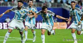 Nu de benen van vermoeide Messi beginnen te haperen, blijkt Argentinië onverwoestbaar collectief