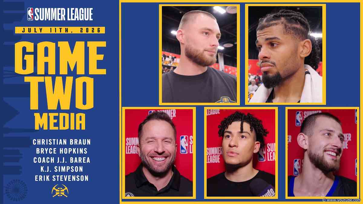 Full Denver Nuggets Media vs. Minnesota 🎙 | 2026 NBA Summer League