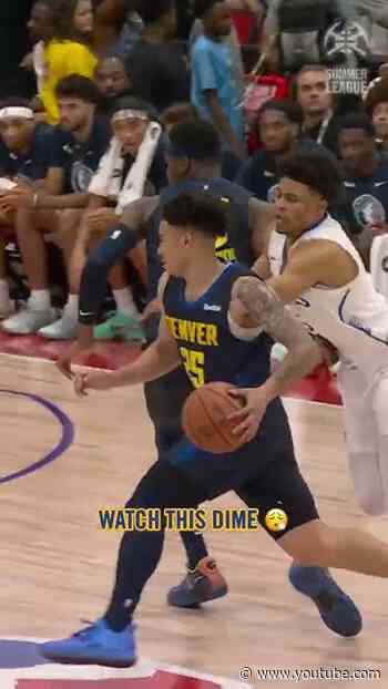 K.J. out here threading 🧵 #denvernuggets #nba #summerleague