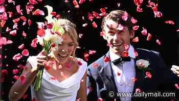 Game, set, match! Top British tennis star Katie Boulter secretly marries her fiance Alex de Minaur on final day of Wimbledon at a 'low key and intimate' church ceremony